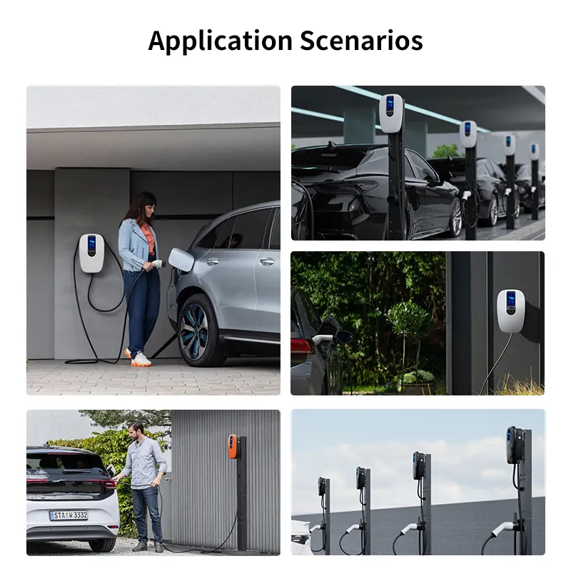 Cargador EV comercial para todos los usuarios con tarjeta APP/RFID y Ocpp opcional