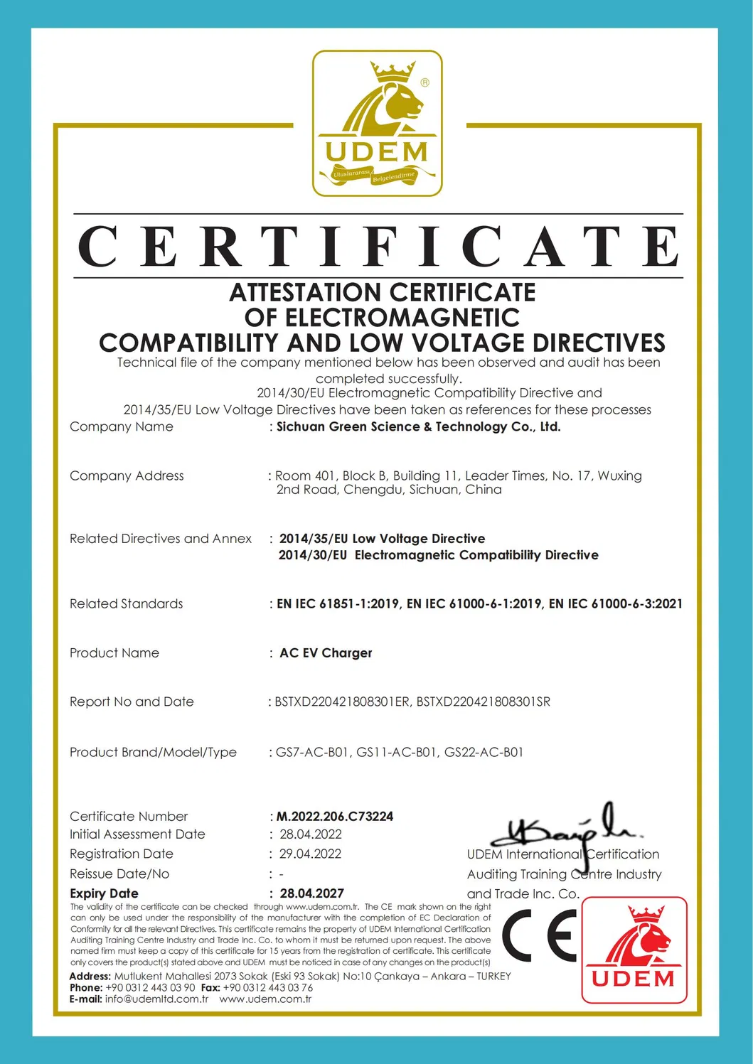 Certificado FCC Garantía WiFi APP Control Tipo 1 SAE J1772 EV Cargador Wallbox 32A Monofásico 110V 220V 7kw