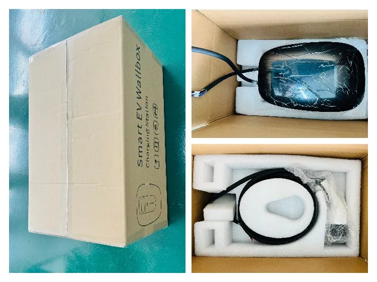 Cargador inteligente inalámbrico EV con tarjeta RFID/WiFi y control de aplicaciones