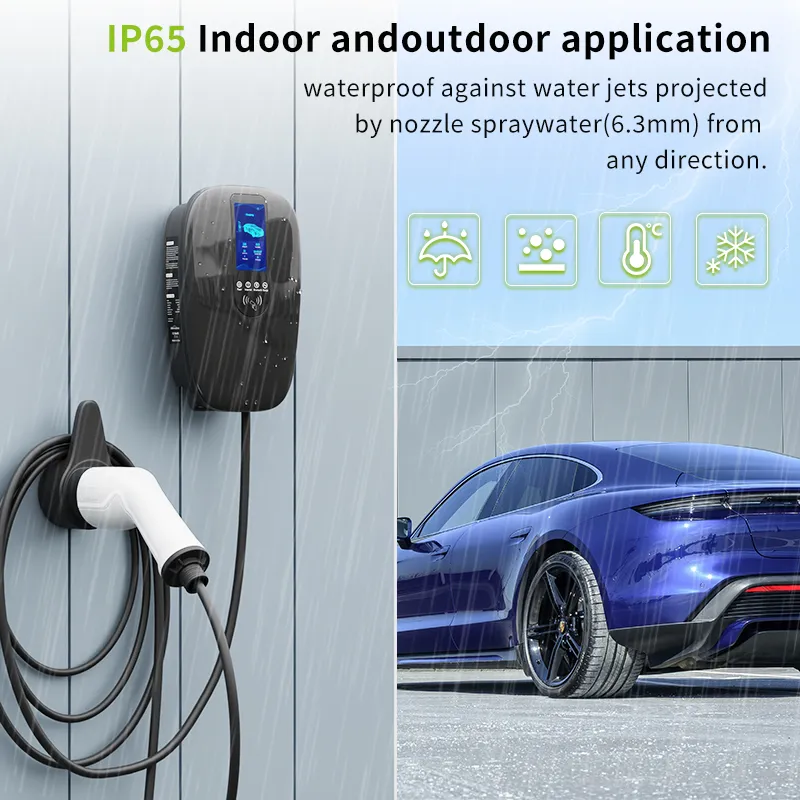 Estación de carga EV para vehículos eléctricos de 7kw para uso doméstico con CE