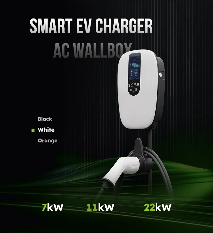 Type1/Type2/Gbt Smart EV Charger con tarjeta RFID/WiFi/Bluetooth/APP 