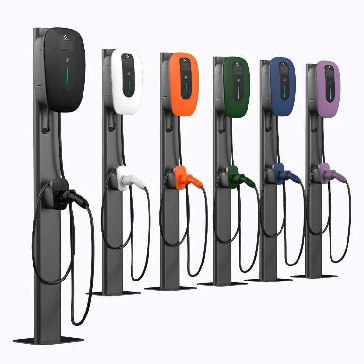 en casa usando EV AC Cargador normal Nivel 2 Cargador para coche eléctrico Hogar de 11kw 