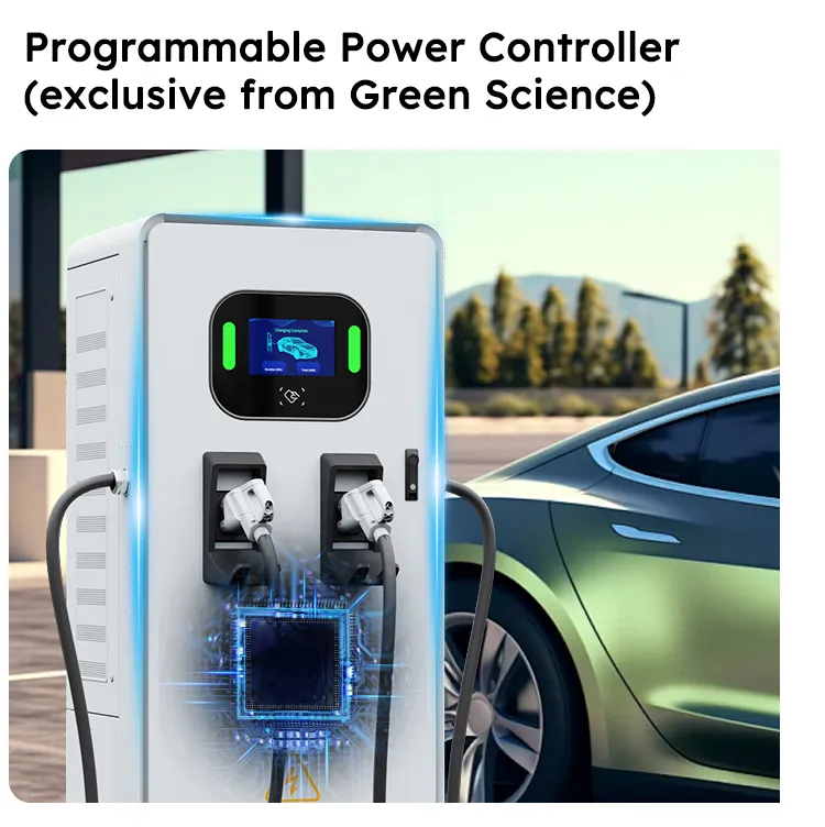 CCS2 DC EV Cargador DC Estación de carga rápida con pantalla Ocpp Commercial 