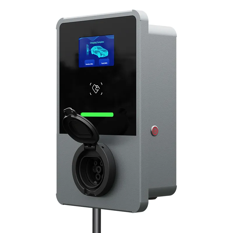 Cargador EV IP65 Smart Home tipo 2 11kw 32A con tarjeta/APP RFID