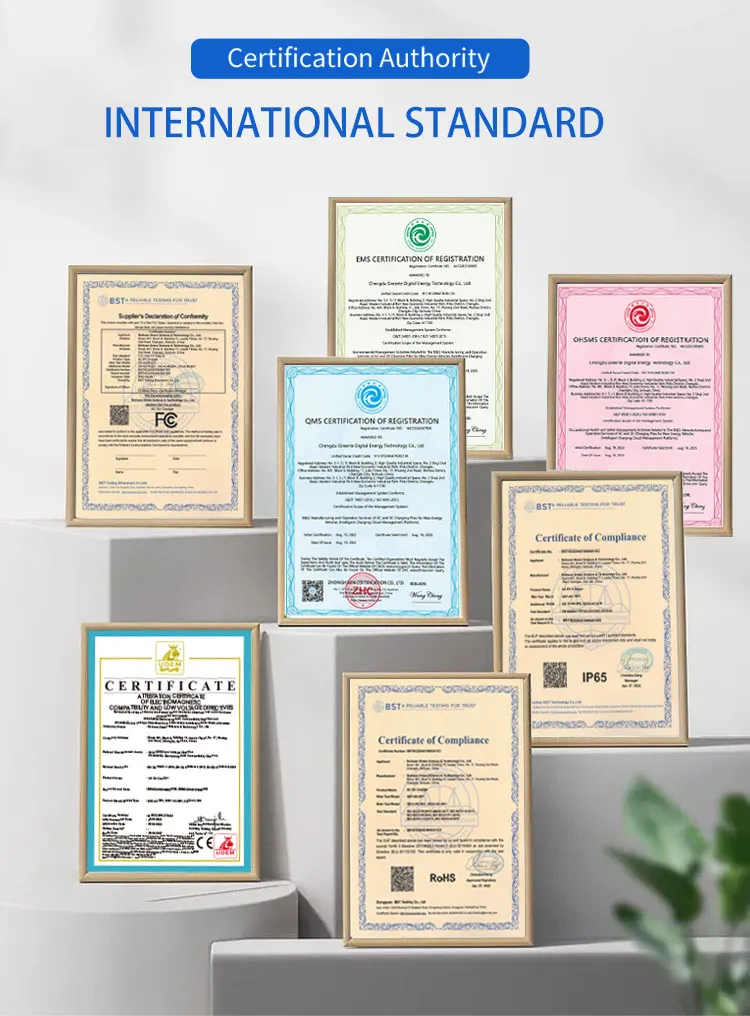 certificado CE RoHS, enchufe tipo 2, cargador de CA para vehículos eléctricos montado en la pared, 