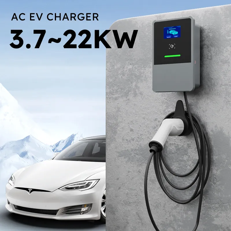 Estación de carga de CA EV para uso doméstico/comercial con tarjeta WiFi/APP/RFID