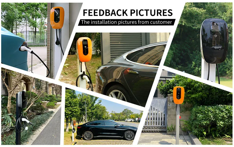 Cargadores para vehículos eléctricos EV Wallbox Cargador AC Nivel 2