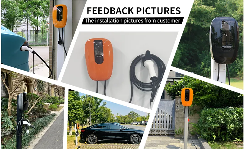 aplicación Cargador solar EV Wallbox Ocpp1.6 con aplicación 