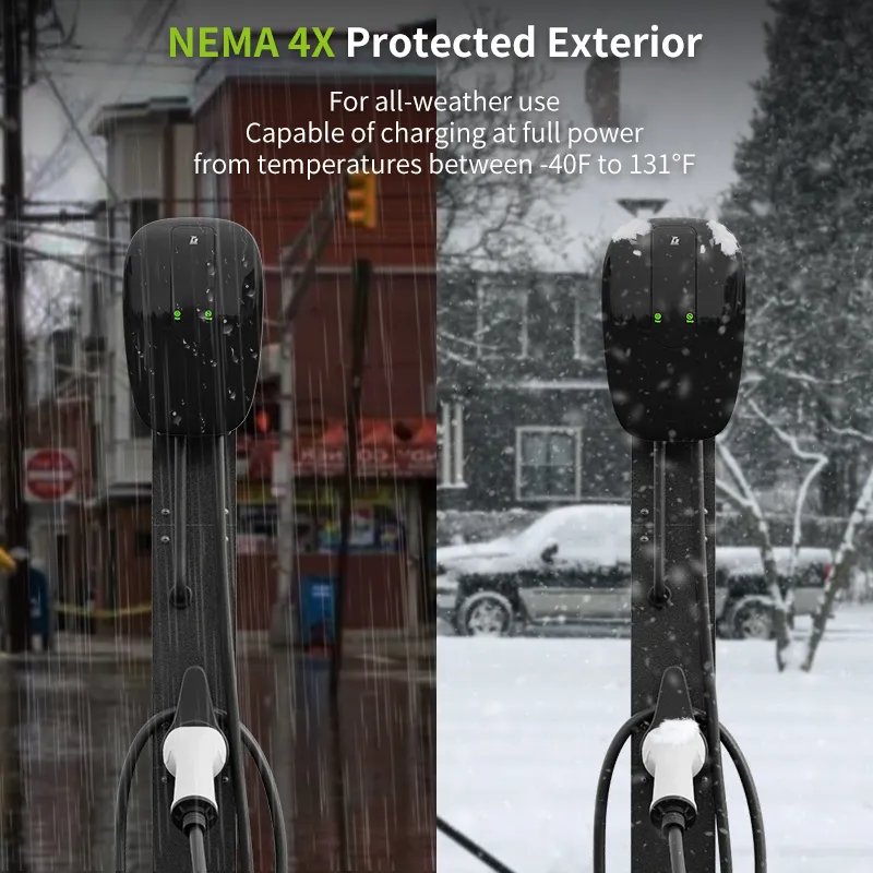 tipo trifásico del cargador de EV del nivel 2 de la fase 2 de 22kw 2 IEC 62196 
