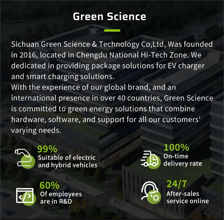 Cargador EV inteligente tipo 2/Gbt de 22kw con WiFi/APP/RFID Tarjeta para uso doméstico 