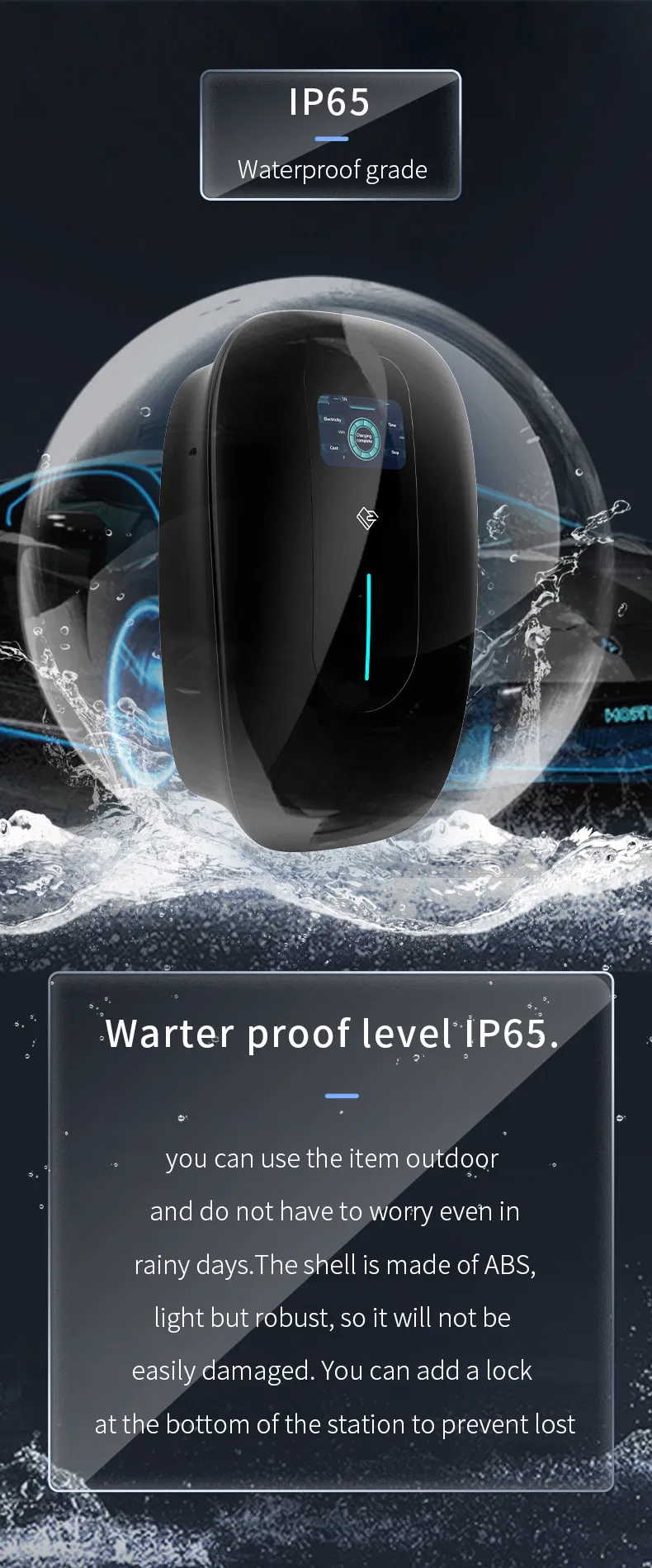 Aplicación de control inteligente Cargador WiFi EV 