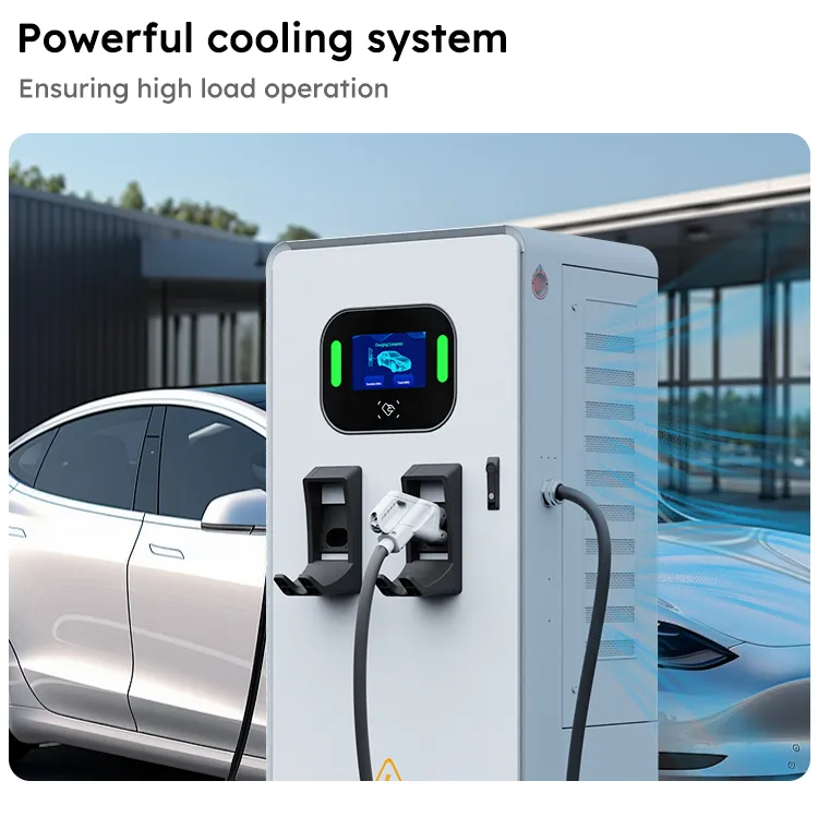 Estación de carga comercial de 120kw compatible con sistema de gestión Ocpp Estación de carga rápida de 60kw Cargador EV de 