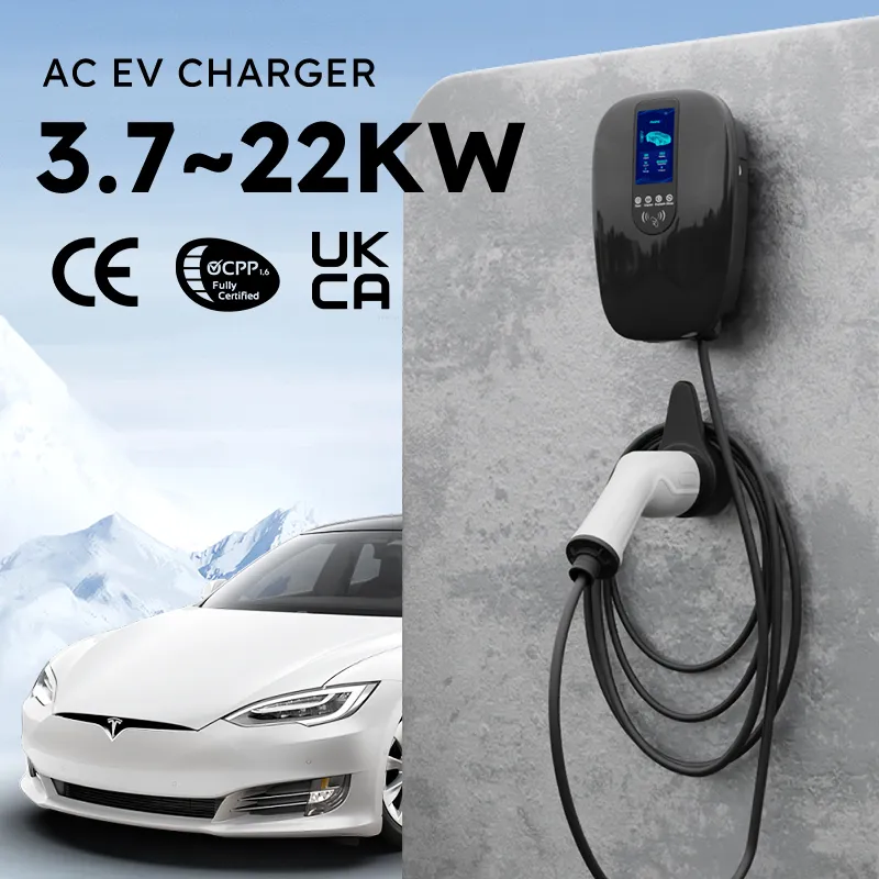 Cargador de coche Green Science Smart Home EV con aplicación/tarjeta RFID/WiFi/Bluetooth