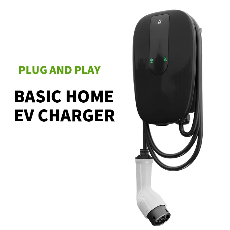 Venta de fábrica 32AMP 7kw IP66 Uso doméstico Smart EV Wallbox Tipo1 Nivel Tipo2 2 estaciones de carga para cargadores de vehículos eléctricos