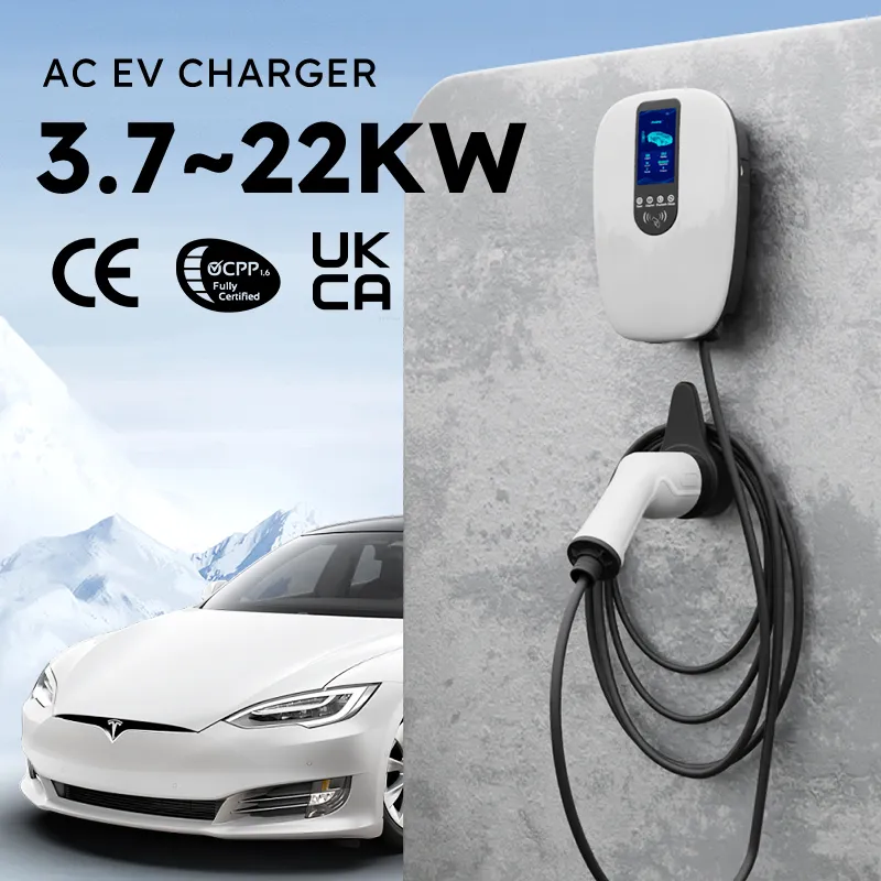 Cargador EV comercial para todos los usuarios con tarjeta APP/RFID y Ocpp opcional