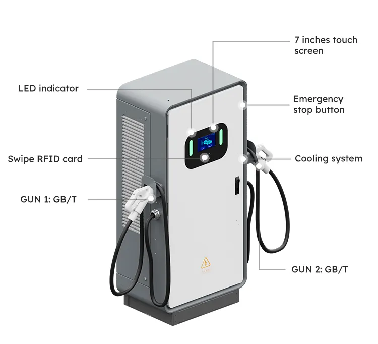 Cargador EV de CC de 160 kw con pantalla de 73 pulgadas para personalización de idioma Cargador EV de CC de 160 kw con pantalla de 73 pulgadas para personalización de idioma 
