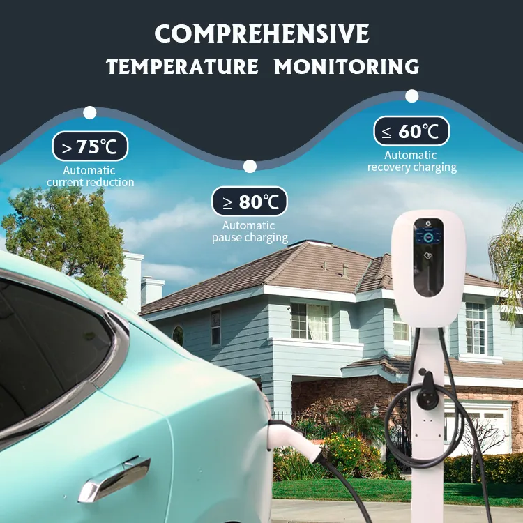 Hogar usando EV AC Cargador normal Nivel 2 Cargador para coche eléctrico 11kw