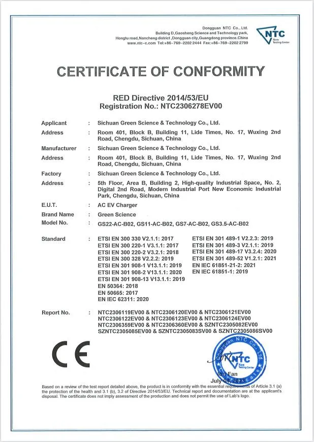 Cargador usado casero/comercial montado en la pared de la certificación del CE de la CA EV del cargador de Wallbox Cargador 
