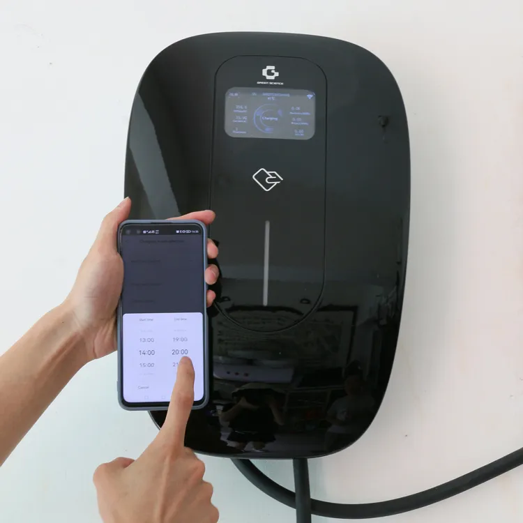 Hogar usando EV AC Cargador normal Nivel 2 Cargador para automóvil eléctrico 11kw 
