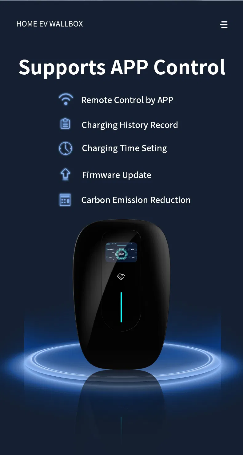 Embalaje de caja de cartón, 12 meses, cargador inteligente EV para vehículo eléctrico 