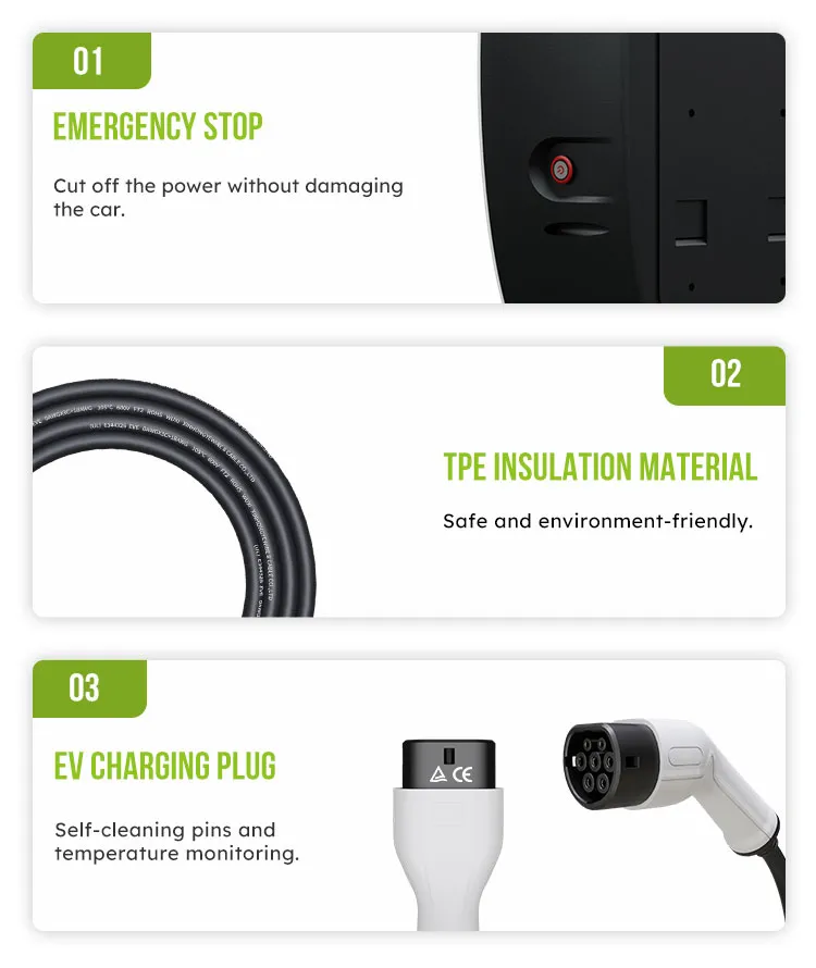 Cargador de CA EV Wallbox con CE RoHS para uso doméstico 
